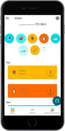 App finanzas personales LoGasto inicio